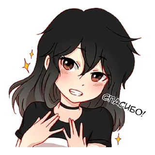 😊 Послушная девочка @nyasticks, Telegram sticker 9 of 38