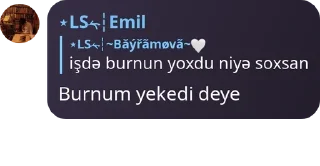 💂 ⋆LS༱┆Nigar • @sticbot, стикер Telegram 5 из 29