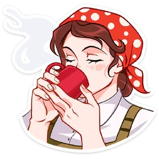 ☕️ Илья и Анфиса :: @stickroom, sticker Telegram 16 sur 48