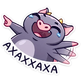 😃 Чертёнок Лютик :: @stickroom, sticker Telegram 11 sur 48