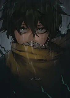 😞 Злой Деку ( @Izuku_Midoriya15_07 ), Telegram sticker 6 of 105