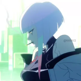 🚬 Cyberpunk, стикер Telegram 20 из 50