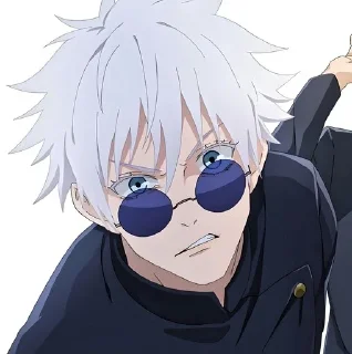 😠 Годжо Сатору @anime_sticks, Telegram sticker 6 of 20