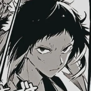 ☠️ Akutagawa Ryunosuke @Akytikkk, sticker Telegram 15 sur 97