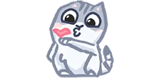 💛 мутный кіт by @scaledJPG, стикер Telegram 4 из 10
