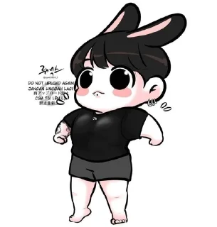 🖤 jk by @chonjcksn, стикер Telegram 24 из 120