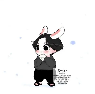 🖤 jk by @chonjcksn, стикер Telegram 22 из 120
