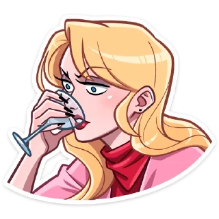 🍸 Элинор (@TgSticker), sticker Telegram 10 sur 49