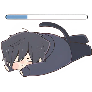 😴 Мальчик котик @Nyasticks, стікер Telegram 20 з 41