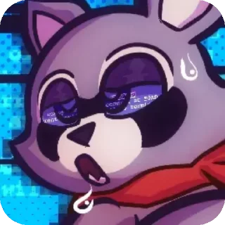 🥵 Rembly the raccoon от @renoriiii, Telegram sticker 12 of 39