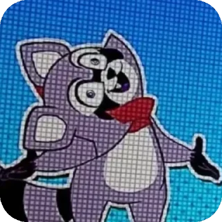 😩 Rembly the raccoon от @renoriiii, Telegram sticker 21 of 39