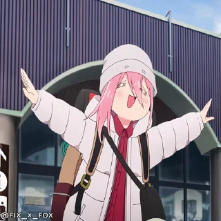 😄 Yuru Camp△ S3 @fixfox, стикер Telegram 23 из 29