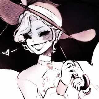 🎴 Rosie HotelHazbin @Serebrealstik, Telegram sticker 19 of 45