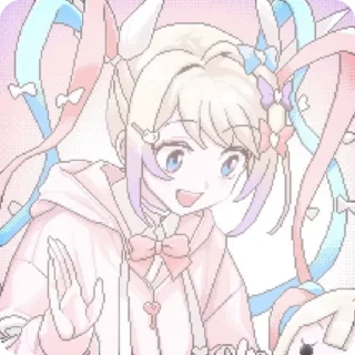 🎀 𝒦-𝒶𝓃ℊℯ𝓁::@stiklily🎀🍬, Telegram sticker 5 of 60
