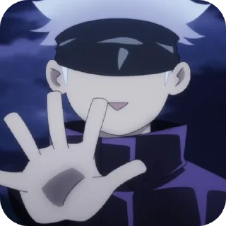 🎩 GOJO SATORU, sticker Telegram 11 sur 43