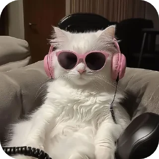 😎 Мяу мяу, стикер Telegram 9 из 72