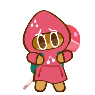 🍓 Strawberry Cookie!, sticker Telegram 21 sur 28