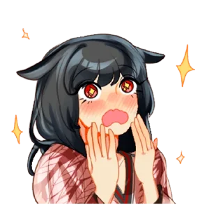 🤩 Кисумэ - @tg_sticks, Telegram sticker 6 of 18