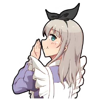 😏 Горничная @Nyasticks, sticker Telegram 24 sur 41