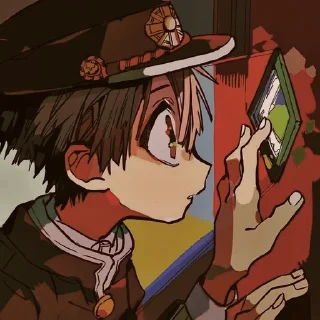 😧 Hanako-kun, Telegram sticker 16 of 64
