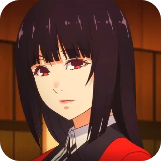 😞 Kakegurui @rucodellllstickk, sticker Telegram 24 sur 65