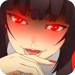 😏 Kakegurui @rucodellllstickk, sticker Telegram 16 sur 65