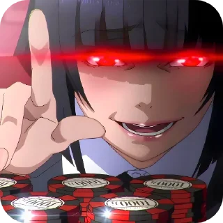 😏 Kakegurui @rucodellllstickk, sticker Telegram 18 sur 65