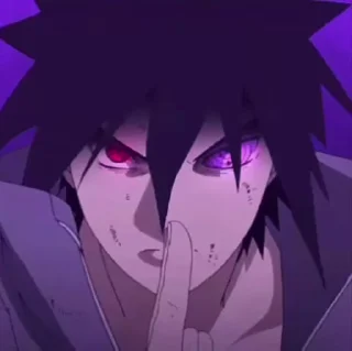⚡ Uchiha Sasuke|うちはサスケ @xkysluv, Telegram sticker 20 of 65
