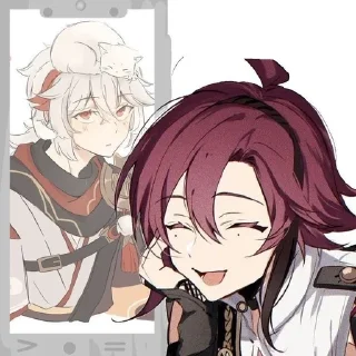 💓 🍟 • 𝑯𝑬𝑰𝒁𝑶𝑼&𝑲𝑨𝒁𝑼𝑯𝑨 • @waqneraz, sticker Telegram 5 sur 12