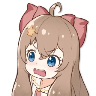 😦 A-Soul Diana (@TgSticker), Telegram sticker 7 of 53