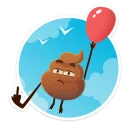 🖕 Какашечка :: @TgSticker, стікер Telegram 10 з 48