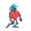 😢 Date Knight, Telegram sticker 9 of 22