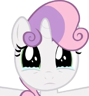 🥺 @mlpstickers Sweetie Belle, sticker Telegram 6 sur 60