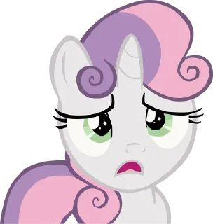 😩 @mlpstickers Sweetie Belle, sticker Telegram 24 sur 60