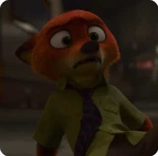 🌟 zootopia::Nick Wilde, стикер Telegram 15 из 64
