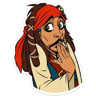 Капитан Джек Воробей :: @TgSticker