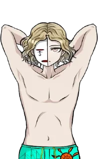 😑 / Mikado Sannoji 2 by @wanna_s_l_e_e_p /, sticker Telegram 5 sur 31