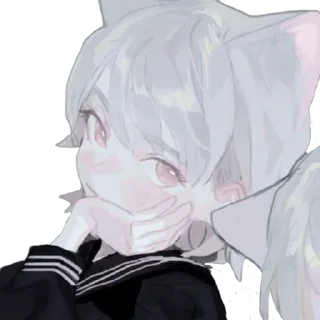 😏 leillaw - тян ♡ —> ୨ kᥲꪮⲙꪮᥱ . . ♡, стикер Telegram 15 из 18