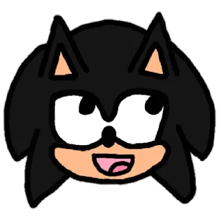 😄 Dark sonic by luduschuk, Telegram sticker 2 of 11