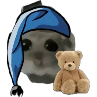 😴 грустный хомяк, стікер Telegram 19 з 30