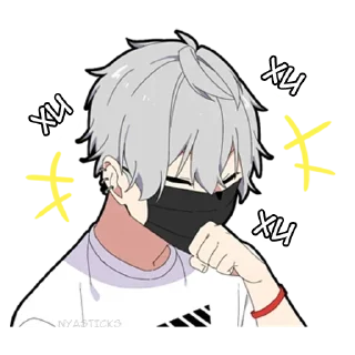 😁 Anime Kun Ru [@b1ackchannel], sticker Telegram 12 sur 40