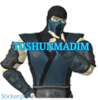 🧐 SUB ZERO, Telegram sticker 7 of 14