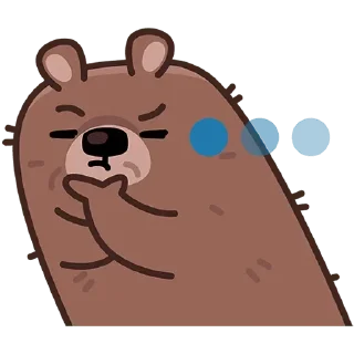 🐻 БОЛЬШЕ ⇨ @CLOOBHUB МИША, стикер Telegram 16 из 29