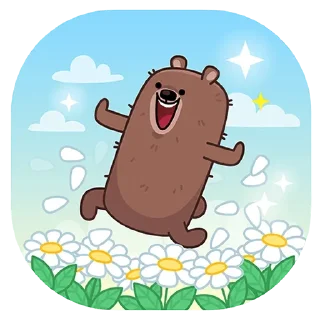 🐻 БОЛЬШЕ ⇨ @CLOOBHUB МИША, стикер Telegram 10 из 29