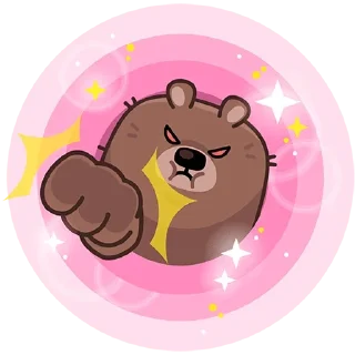🐻 БОЛЬШЕ ⇨ @CLOOBHUB МИША, стикер Telegram 9 из 29