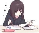 📖 Menhera-chan. 3 :: @line_stickers, стикер Telegram 14 из 88