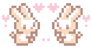🤍 Пиксели, sticker Telegram 14 sur 21