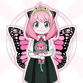 🦋 Аня Форджер❤😘, Telegram sticker 14 of 32