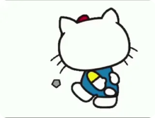 🌟 Hello kitty, стикер Telegram 10 из 10
