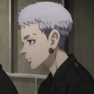 🫥 cтики с тм→ @kurisanko Takashi Mitsuya Tokyo revengers, Telegram sticker 7 of 71
